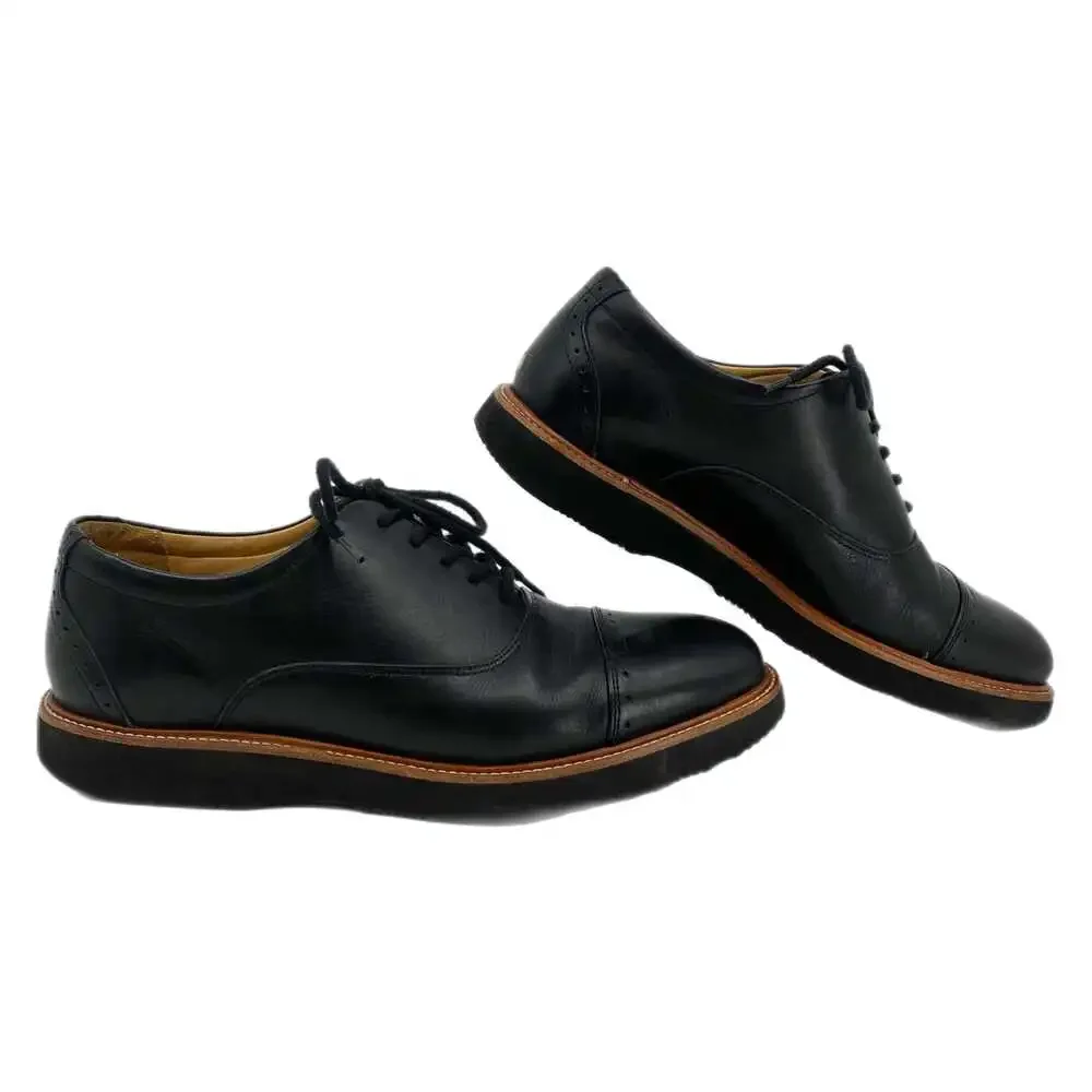 Samuel Hubbard Black Cap Toe Oxfords | Size 9